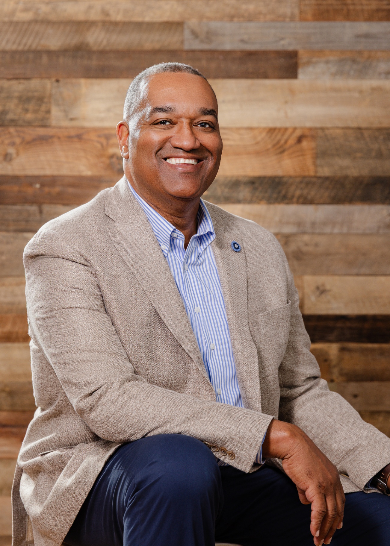 Michael Davis, Founder & CEO, with family