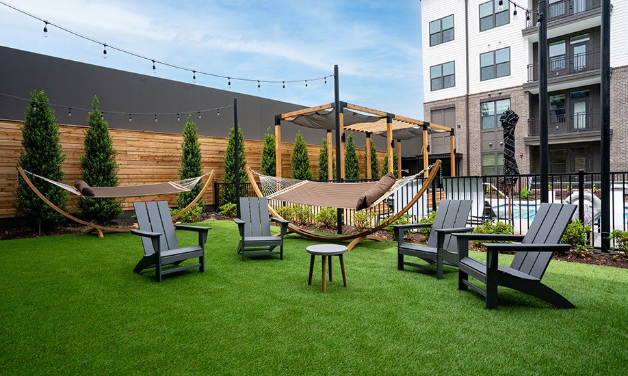 Harlow courtyard